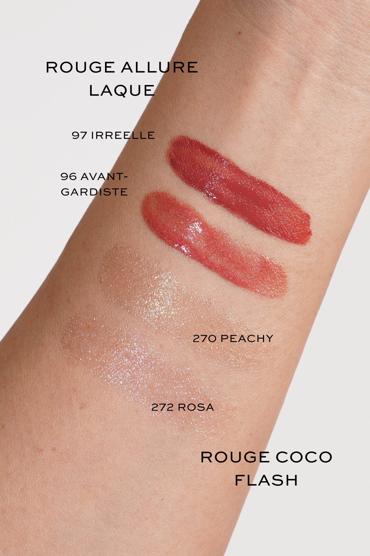 Chanel Rouge Allure Laque Ultrawear Shine Liquid Lip Colour and Rouge Coco Flash