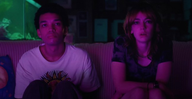'I SAW THE TV GLOW,' from left: Justice Smith, Brigette Lundy-Paine, 2024. © A24 / Courtesy Everett Collection