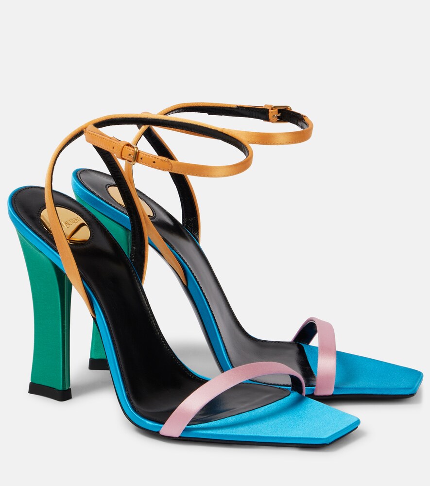 Dominique 110 Crêpe Satin Sandals