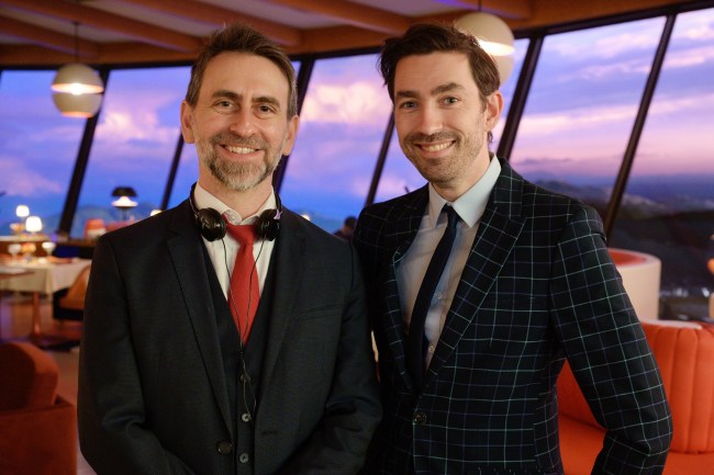 FINAL DESTINATION: BLOODLINES, (aka FINAL DESTINATION 6), from left: directors Adam B. Stein, Zach Lipovsky, on set, 2025. ph: Eric Milner / © Warner Bros. / Courtesy Everett Collection