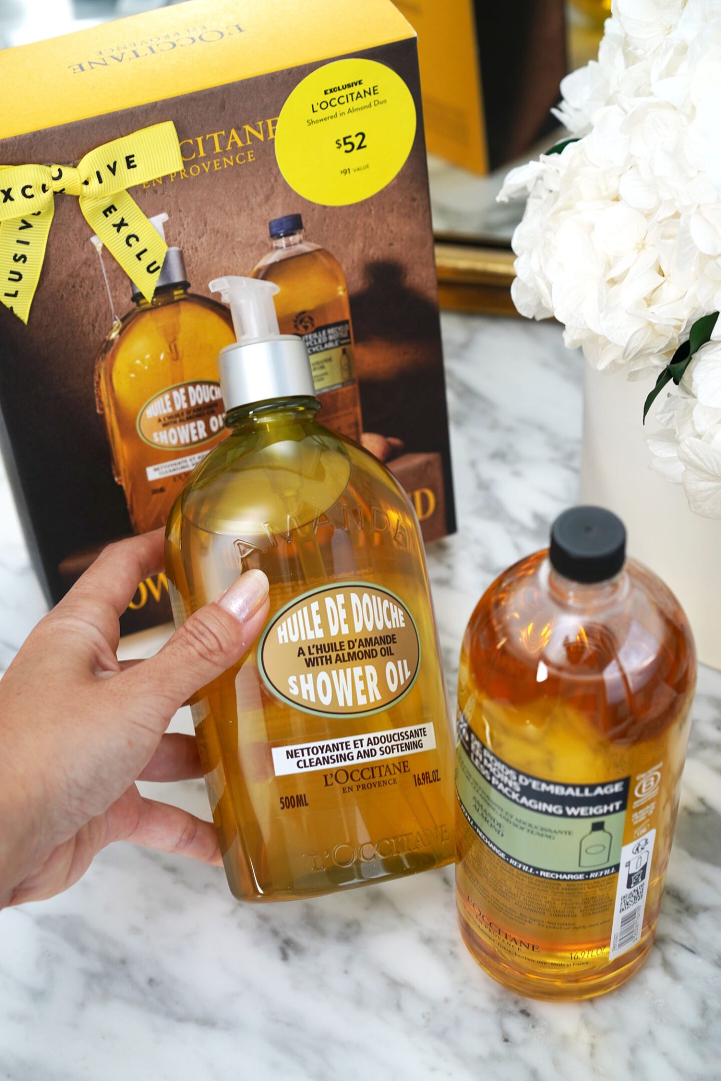 L'Occitane Almond Shower Oil Set