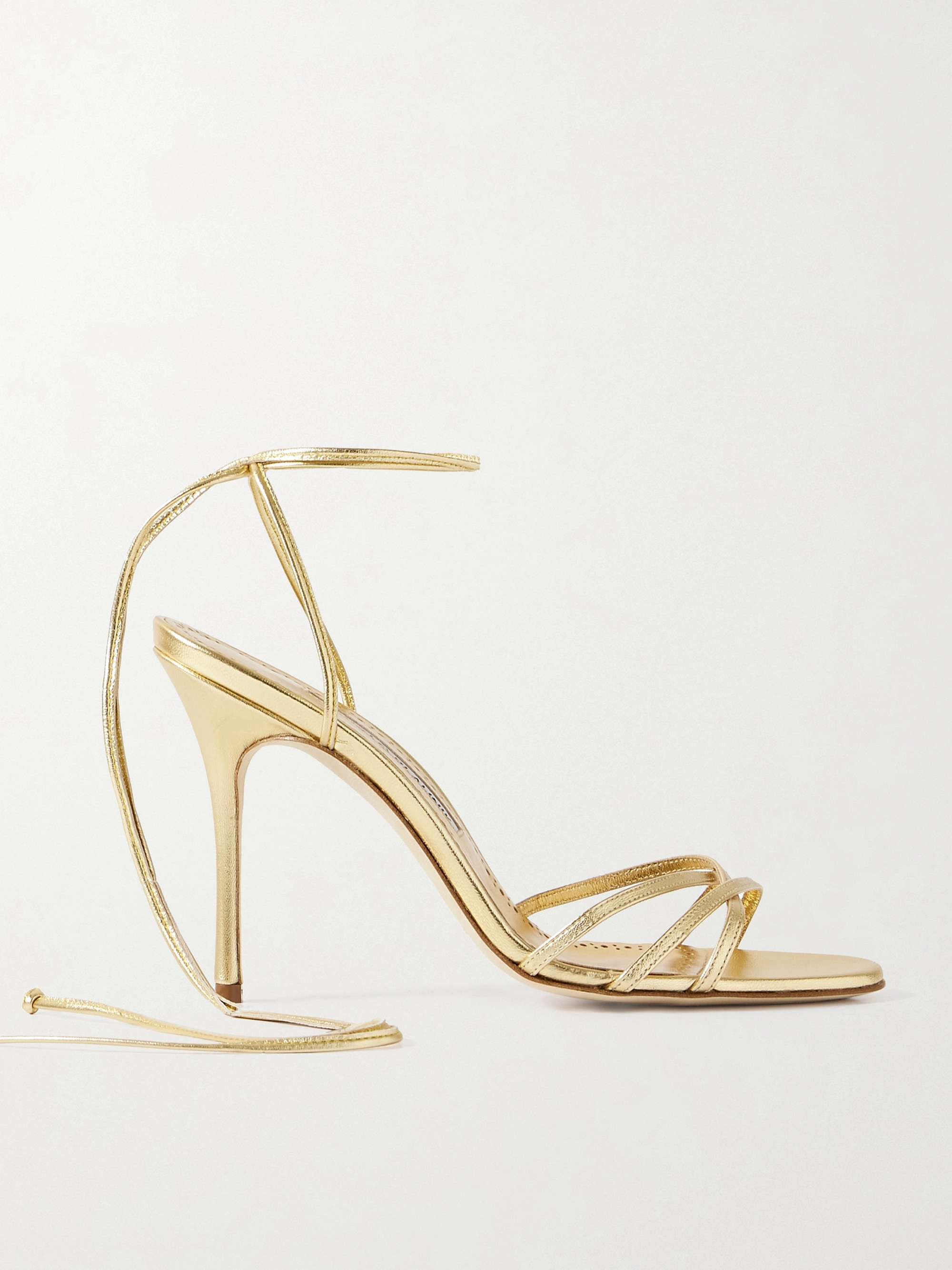 Leva 105 Metallic Leather Sandals