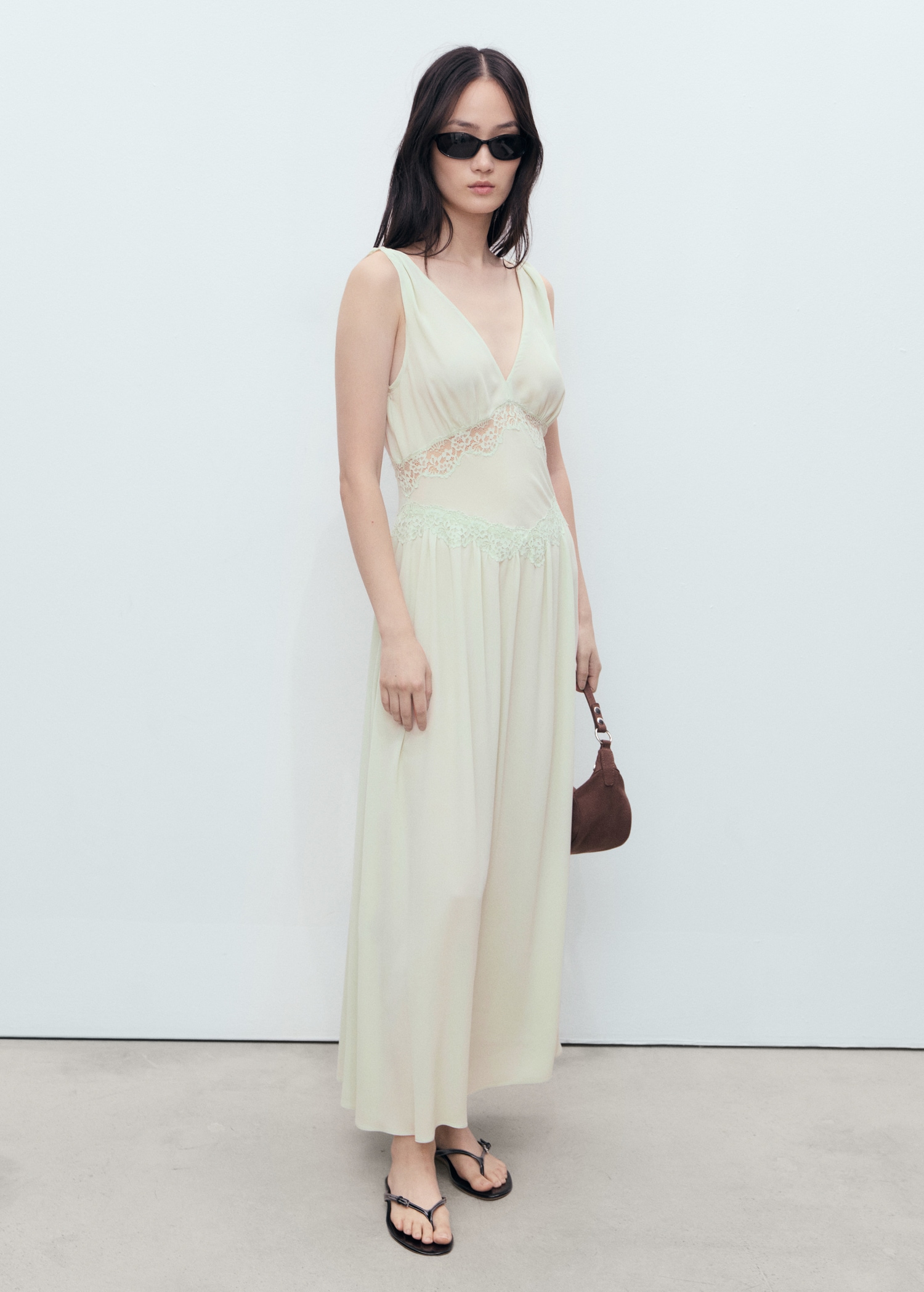 Lace Camisole Dress - Women | Mango Usa