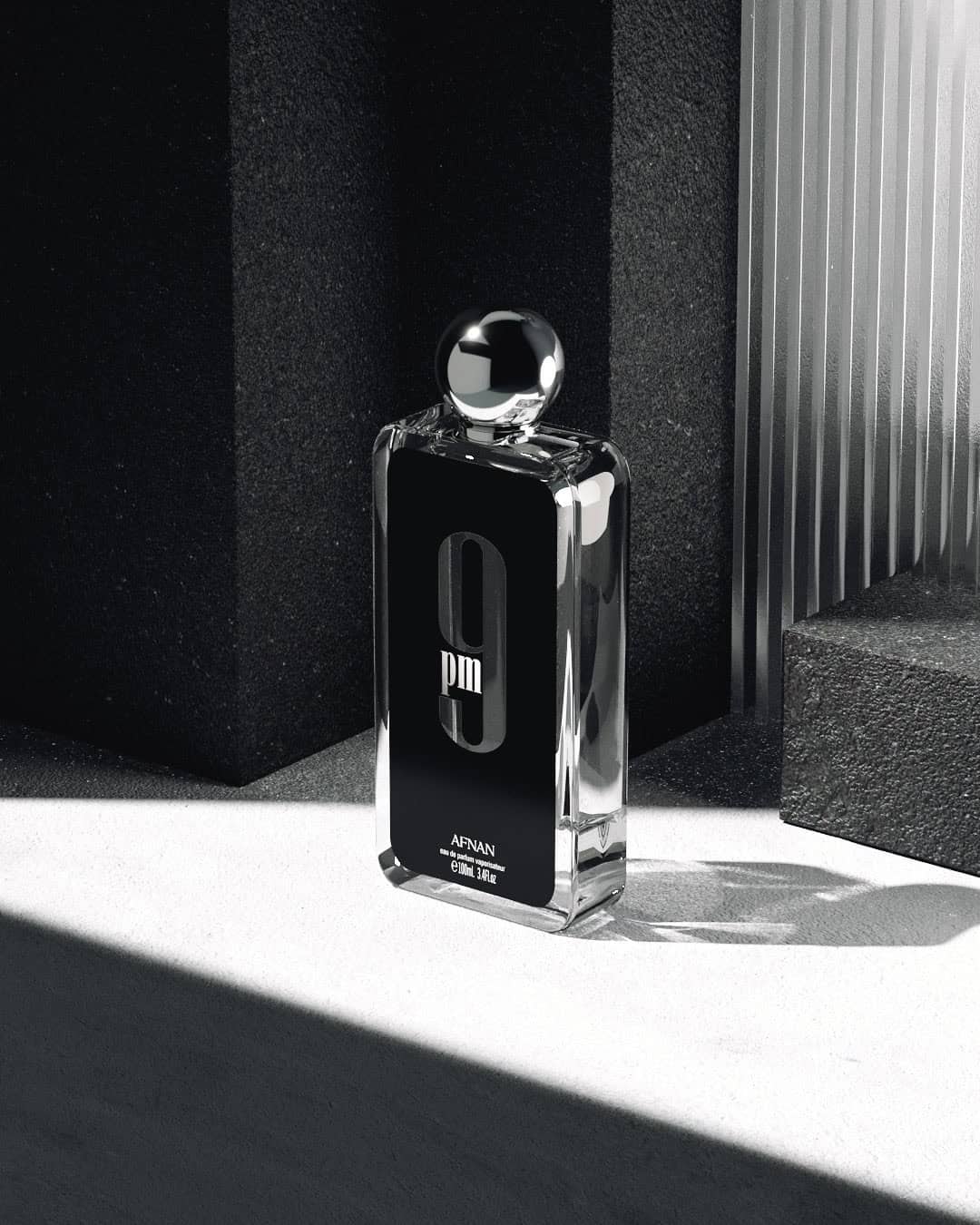 a bottle of afnan 9 pm cologne
