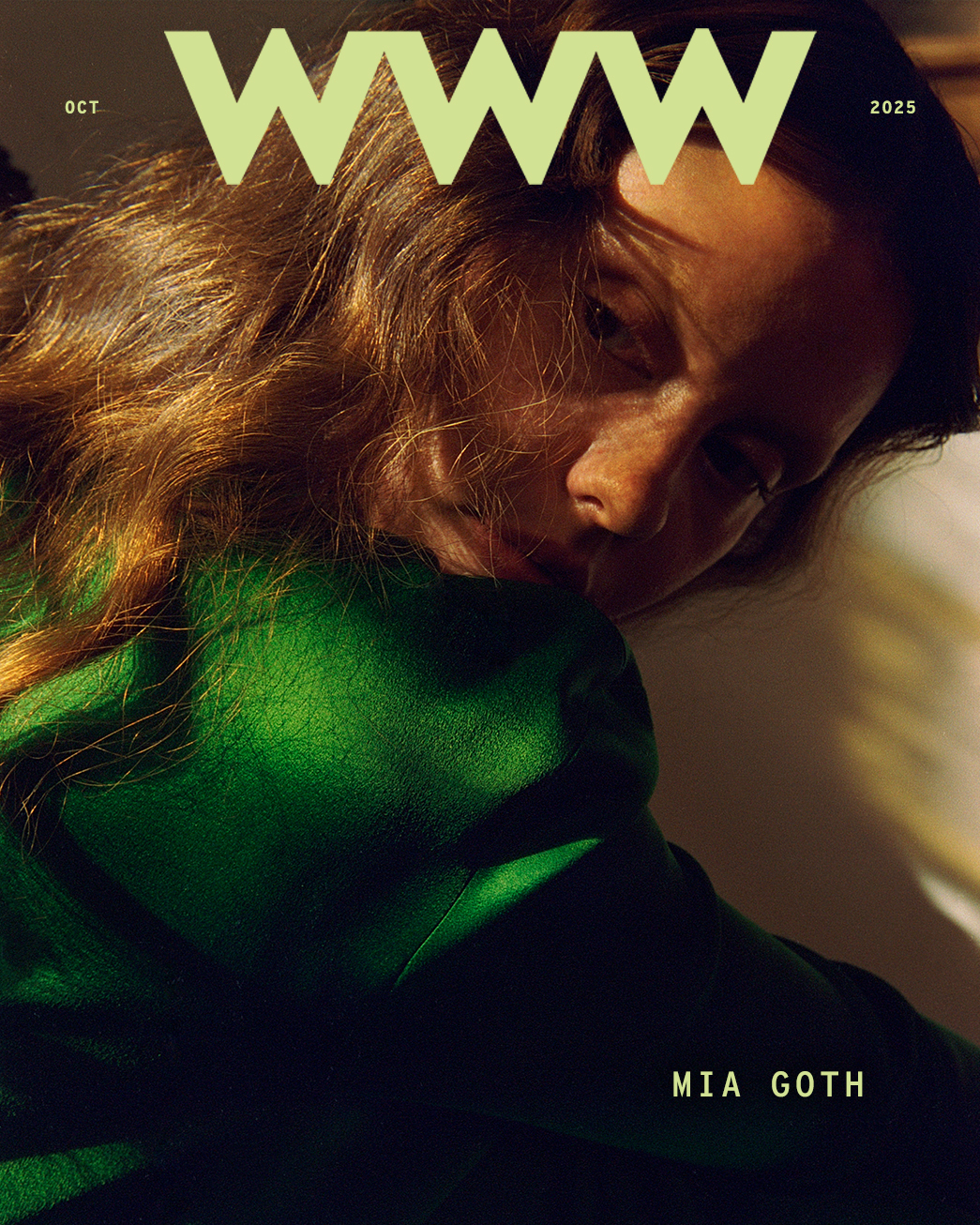 Mia Goth stars in Who What Wear's October 2025 cover story