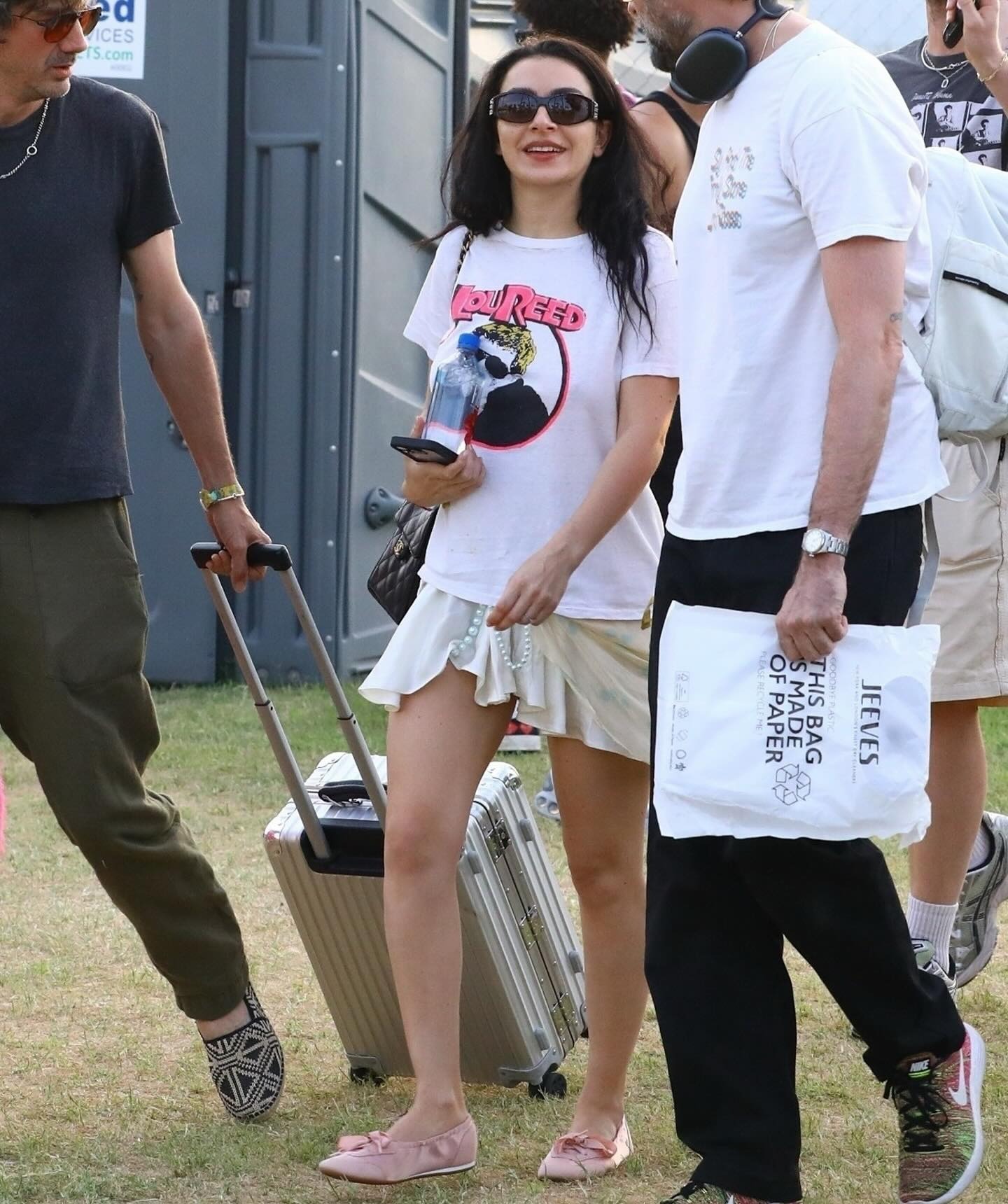 Charli XCX in sneakerina ballerina flat