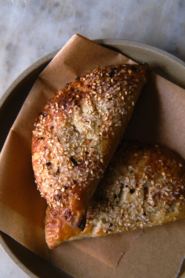 Apple butter used in apple cinnamon hand pies