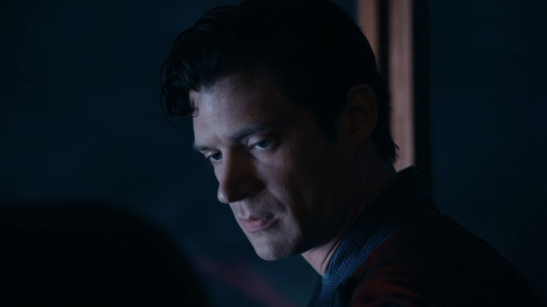 David Corenswet's Superman is seen in closeup in Superman