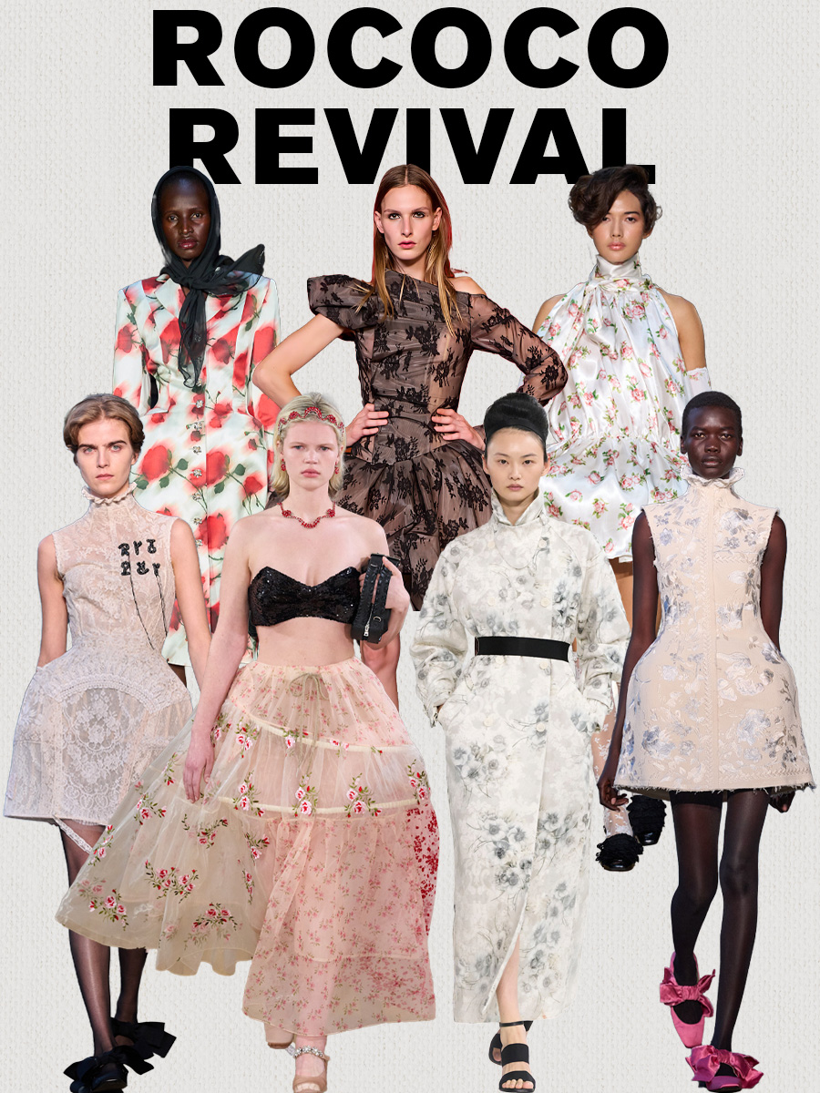 Collage of SS26 models