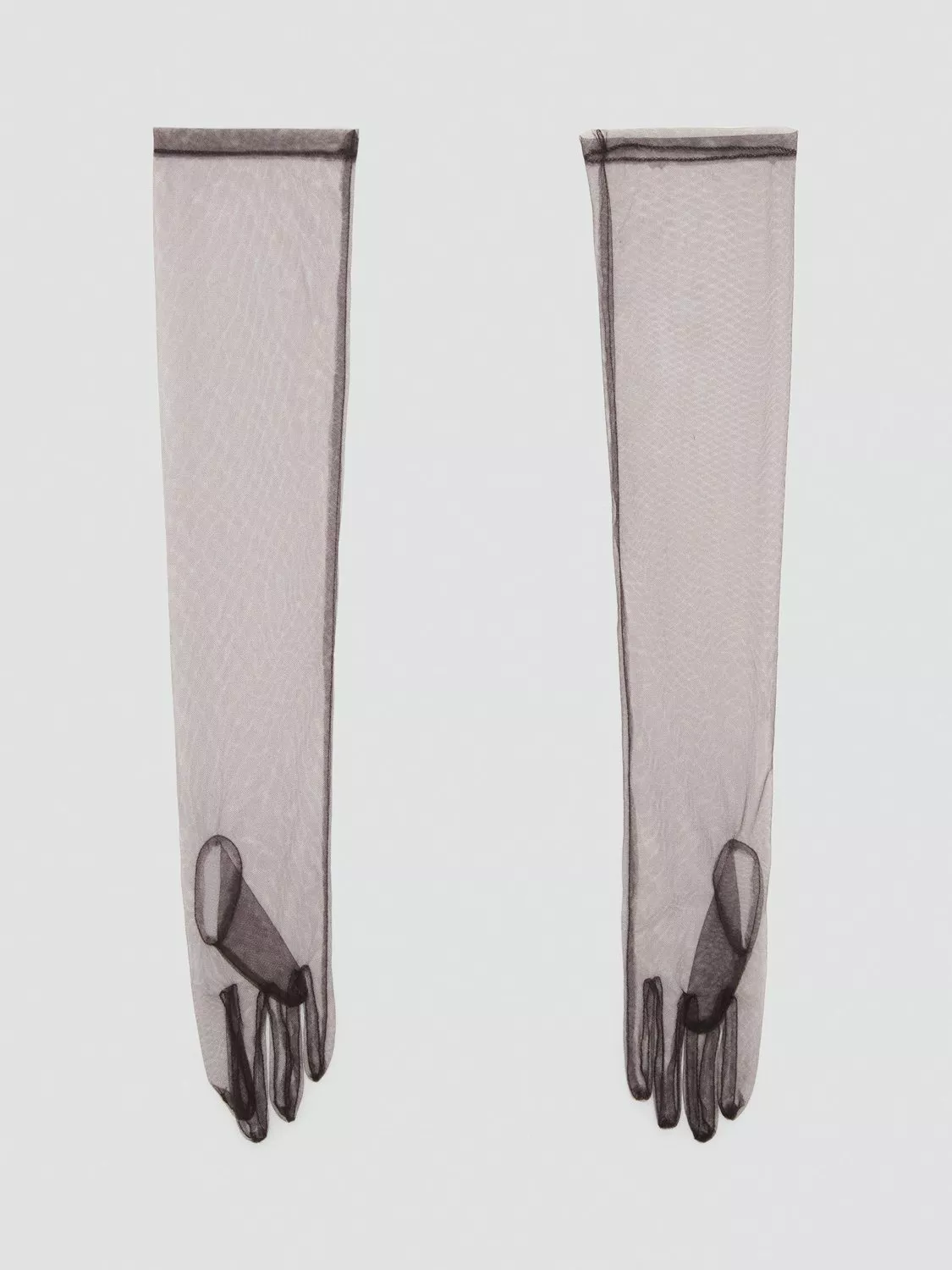 Mango Tulle Elbow Length Gloves