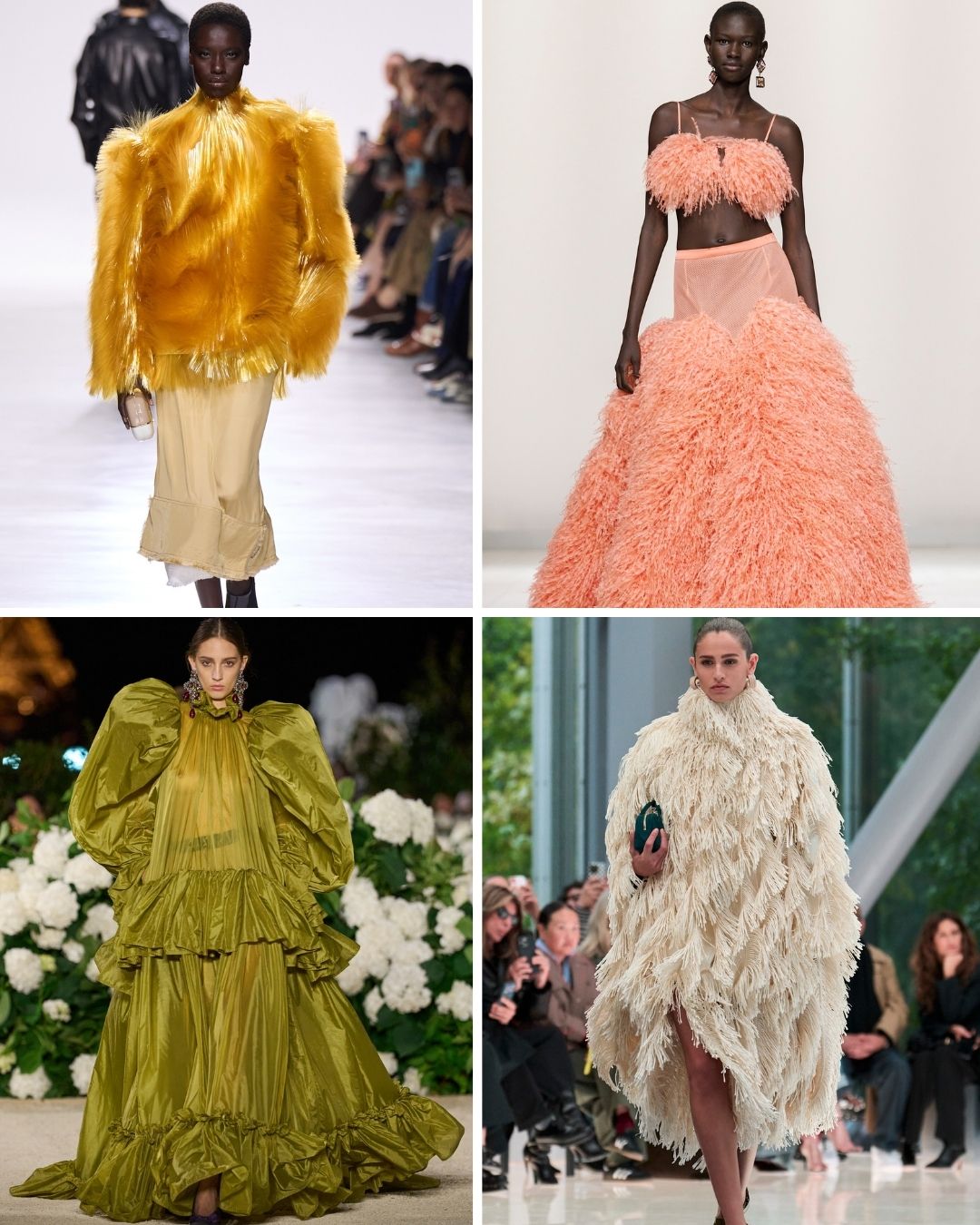 Models on ss26 runway