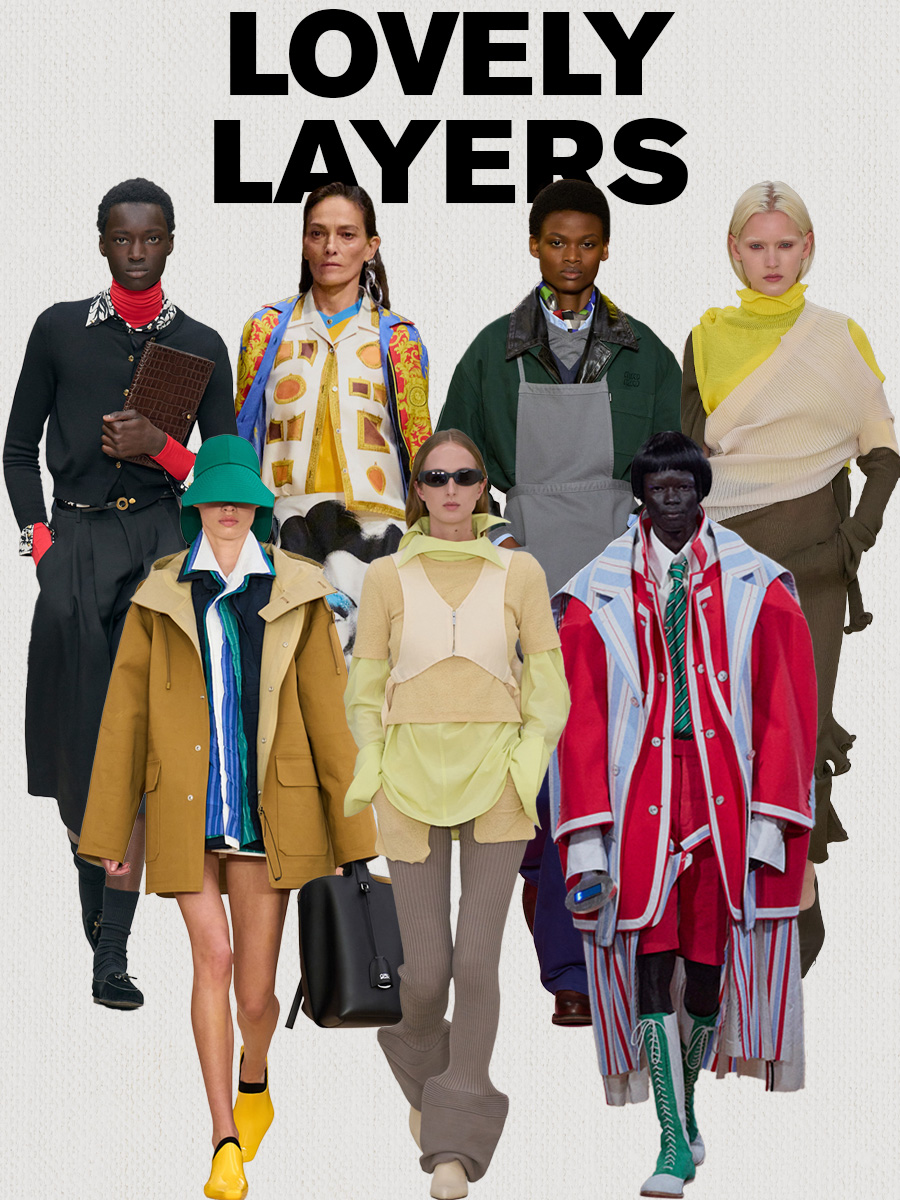 Collage of SS26 models